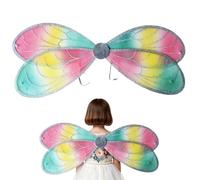 Dragonfly Fairy Wings Costume - Elastic Creative Comfortable Cosplay Costume | Carnivals Pretend Play Wings | For Christmas Party Role Play Photography Stage Show, Polyester, 28.74x14.56 Inch,