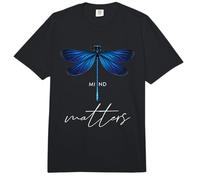 Dragonfly Mind Matters Mental Health Mindset Libélulas Comfort Colors Adult Heavyweight T-Shirt