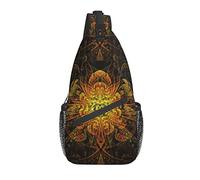 Dragonfly Sling Bag Casual Crossbody Bolso de Hombro para Mujer Mochila Chest Daypack para Mujeres niñas al Aire Libre
