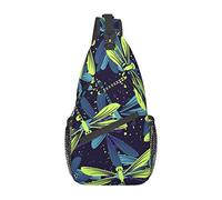 Dragonfly Sling Bag, Chest Bag Daypack, Crossbody Sling Mochila para Viajes, Deportes, Correr, Senderismo