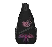 Dragonfly Sling Bag Crossbody Bag Mujer Hombro Mochila Casual Mochila Cofre Daypack Cute Bag