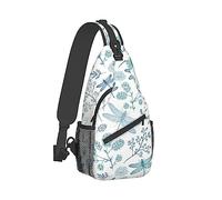 Dragonfly Sling Bag Travel Sling Mochila Mujeres Casual Shoulder Daypack Ligero para Deportes Correr Ciclismo Fitness
