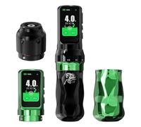 Dragonhawk Máquina de Tatuar Fold Pro Year of the Horse Edition Inalámbrica Motor por Mcore-C4, 2.5-4.5mm 7 Carreras Ajustable para Delineado, Sombreado, Trabajo de Tatuaje