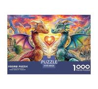 dragónLove 1000 Puzzles Adults Puzzle Kids Age Gifts Puzzle Game Unique Gifts Challenge High Difficulty 38x26cm/1000pcs