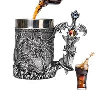 Dragons Coffee Mug Vintage Large Coffee Cup, Beer Steins, Traveling Mug