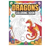 Dragons Coloring Book: 100 Stained Glass Designs for All Ages: Fantasy Art for Creative Expression and Relaxation