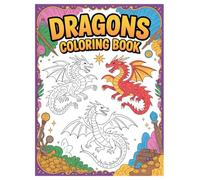 Dragons Coloring Book: 100 Stained Glass Designs for All Ages: Relaxing Stained Glass Patterns and Mythical Dragons Artwork