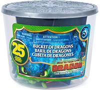Dragons, El Mundo Oculto, Cubo con Dragones y Vikingos, 25 Personajes para coleccionar, 4 cm de Altura, a Partir de 4 años