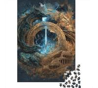 Dragon'S Eye Portal Art Print Rompecabezas Imposible,desafío para Adultos Juego Educativo 1000 Piezas Obra De Arte De Juego De para Adultos Y Niños 38x26cm/1000pcs