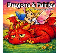 Dragons & Fairies: Dragons & Fairies; A Fun and Cozy Fantasy book for all ages; Express your creativity through theses creative and bold coloring pages.
