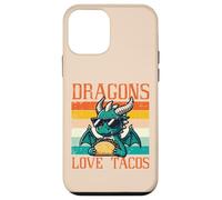 Dragons Love Tacos Divertidos Comida Mexicana Fiesta Hombres Mujeres Niños Carcasa para iPhone 12 Mini