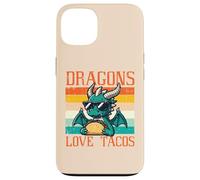 Dragons Love Tacos Divertidos Comida Mexicana Fiesta Hombres Mujeres Niños Carcasa para iPhone 13