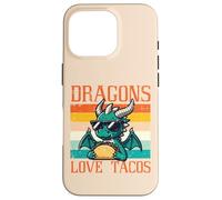 Dragons Love Tacos Divertidos Comida Mexicana Fiesta Hombres Mujeres Niños Carcasa para iPhone 16 Pro