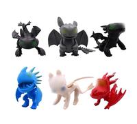 Dragons Mystery 6PCS unids Modelo de Personaje, Cómo Entrenar Dragon Master, uguete Dibujos Animados para niños, Favoritos de Fiesta para Chicos y Niños