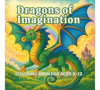 Dragons of Imagination: Dragon Coloring Book for Kids Ages 8-12 with Magical, Friendly, and Fierce Dragon Designs
