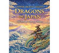 Dragons of Japan - Sample Edition: Ukiyo-e Style Adult Coloring Book