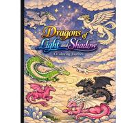 Dragons of Shadow and Light, A Coloring Journey