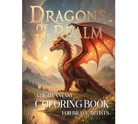 Dragons of the Realm A High Fantasy Coloring Book for Brave Artists: Enter a World of Fire, Wings and Magic with Legendary Dragon to Color and Conquer Relaxation for teens adults fantasy lovers