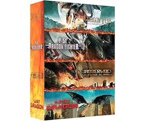 Dragons : P-51 Dragon Fighter + Dragon Fear - A la recherche du trésor perdu + The Last Dragon - L'ultime bataille + Jabberwock - La légende du Dragon [DVD]
