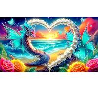 dragóns Puzzle de 1000 Piezas para Adultos y niños - Actividad Familiar Juego edugatoivo & Relajación Regalo 75x50/1000pcs