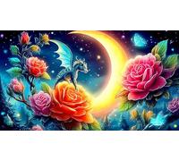 dragóns Puzzle de 1000 Piezas para niños - Juego Divertido & Estimulante para Adultos y Familia 75x50/1000pcs