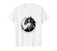 Dragons Rule Kids Lindo Fantasy Kingdom Dragon Camiseta