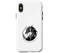 Dragons Rule Kids Lindo Fantasy Kingdom Dragon Carcasa para iPhone X/XS