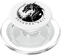 Dragons Rule Kids Lindo Fantasy Kingdom Dragon PopSockets PopGrip para MagSafe