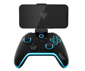 DragonShock Aurora Plus Wireless Con Soporte Móvil Para PS3, PC, Android e iOS Negro