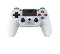 Dragonshock mizar blanco bluetooth gamepad analógico/digital playstat