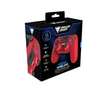 DRAGON SHOCK DragonShock - MIZAR BT - Controlador inalámbrico para PS4, PC y dispositivos móviles (Rojo)