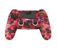 Dragonshock mizar camuflaje, rojo bluetooth gamepad analógico/digital