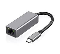 DragonTrading - Adaptador USB 3.1 Tipo C a Gigabit Ethernet - 10/100/1000 - Compatible con Thunderbolt 3 - Windows y Mac - Conversor de red LAN RJ45