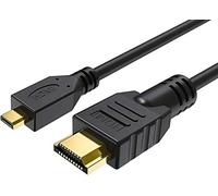 DragonTrading Cable HDMI a MicroHDMI compatible con GoPro Hero, CanonEOS M50 M5 M6 M100 Panasonic LUMIXG7, G9, G80, GX80, GX800, G90, GH4R, FZ82, GF7, Sony Alpha a6400, a9, a7 III, a7R III, a7SI. I