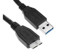 DragonTrading - Cable USB 3.0 de repuesto para disco duro externo portátil Western Digital, Seagate, Clickfree, Toshiba, Samsung, USB 3.0 A a Micro-B, 0,5 metros