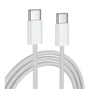 DragonTrading Cable USB C a USB C de 2 Metros, Carga Rápida y Transferencia de Datos, 60 W para iPhone 15, 15 Pro Max, iPad Mini/Pro 2021+, MacBook Pro