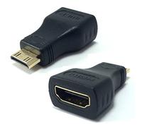 DragonTrading® Mini HDMI (tipo C) a HDMI estándar (tipo A) adaptador convertidor para conectar ARCHOS 101 XS 2 a TV, HDTV, LCD, plasma, monitor con puerto HDMI