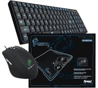 Dragonwar - Gaming Pack - Teclado + Ratón + Alfombrilla - Negro