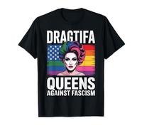 Dragtifa Drag Queens contra el fascismo resiste a No Kings LGBTQ Camiseta