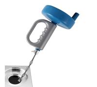 Drain Auger Snake, Flexible Hair Removal Set, Clog Clearing System Kit Module, High Strength Spring Steel Coil Layer Build, Powerful Plumbing Design Style, Home Bathroom Use