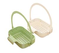 Drain Basket for Kitchen Sink 2 Piece Folding Hangable Food Waste Filter