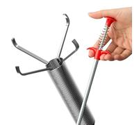 drain claw retriever pipe clog remover sink blockage cleaner flexible pickup tool plumbing debris grabber sewer hair extractor toilet blockage tool narrow reach retriever pipe cleaning device
