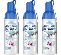 Drain Cleaner, Get out Foaming Drain Cleaner, Foam Drain Cleaner for Bathroom Sink, Foaming Sink Drain Cleaner, Pipe Bathroom Toilet Sink Foam Bubble Drain Cleaner (3 Pcs)