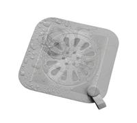 Drain Cover Mat, Silicone Anti Odor Barrier, Heavy Duty Floor Protector, Flexible Waterproof Drain Stopper, Ideal for Bathroom Kitchen Laundry Basement Garage Gym Salon Restaurant Hotel 15x15cm
