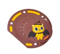 Drain Hair Catcher - PVC, 15x15x0.5cm Anti-Odor Plug Cat Print | Kitchen Sink Strainer Cover Anti-Clog Stopper, Bathroom, Shower, Laundry, RV, Basement, Home & Commercial Use