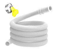 Drain Hose For Dehumidifier Indoor - AC Condensation Pipe With Clamp | Leakproof Flexible Hose, Split System Water Removal, Air Conditioner Tube, Home Appliance Condensate Management