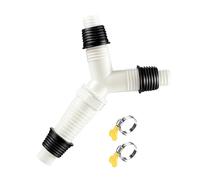 Drain Hose Splitter - Multi Outlet Connector for Home Appliance Water | Compact Anti Leakage Adapter with Secure Fit Structure, Laundry AC Drainage Hose Joiner for Apartment Utility Areas