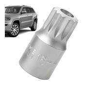 Drain Plug Socket - Oil Removal Tool | Chrome Vanadium Steel Wrench Attachment with Hex Drive Design, Repair Accessory for Vehicle Engine Transmission and Garage Service Tasks