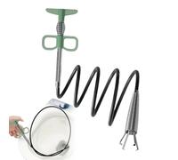 Drain Snake - Herramienta de desatascamiento de alcantarillado con 4 garras - Accesorios de limpieza tuberías obstruidas para el hogar Fontaneros Gestores de bienes raíces Lavabo Bañera WC Cocina