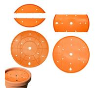 Drainage Planter Insert - Lightweight Round Pot Liner, Tall Planter Insert with Water Flow Holes, Gardening Container Liner for Flowers Use, Indoor Outdoor Plant Pot Support, Balcony Patio Garden Use